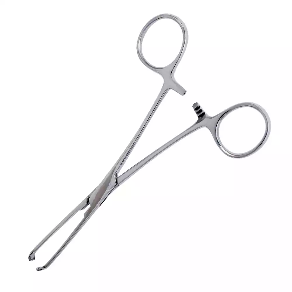 Зажим (З-24п) Allis зажим для захватывания кишечной стенки, длина 155мм