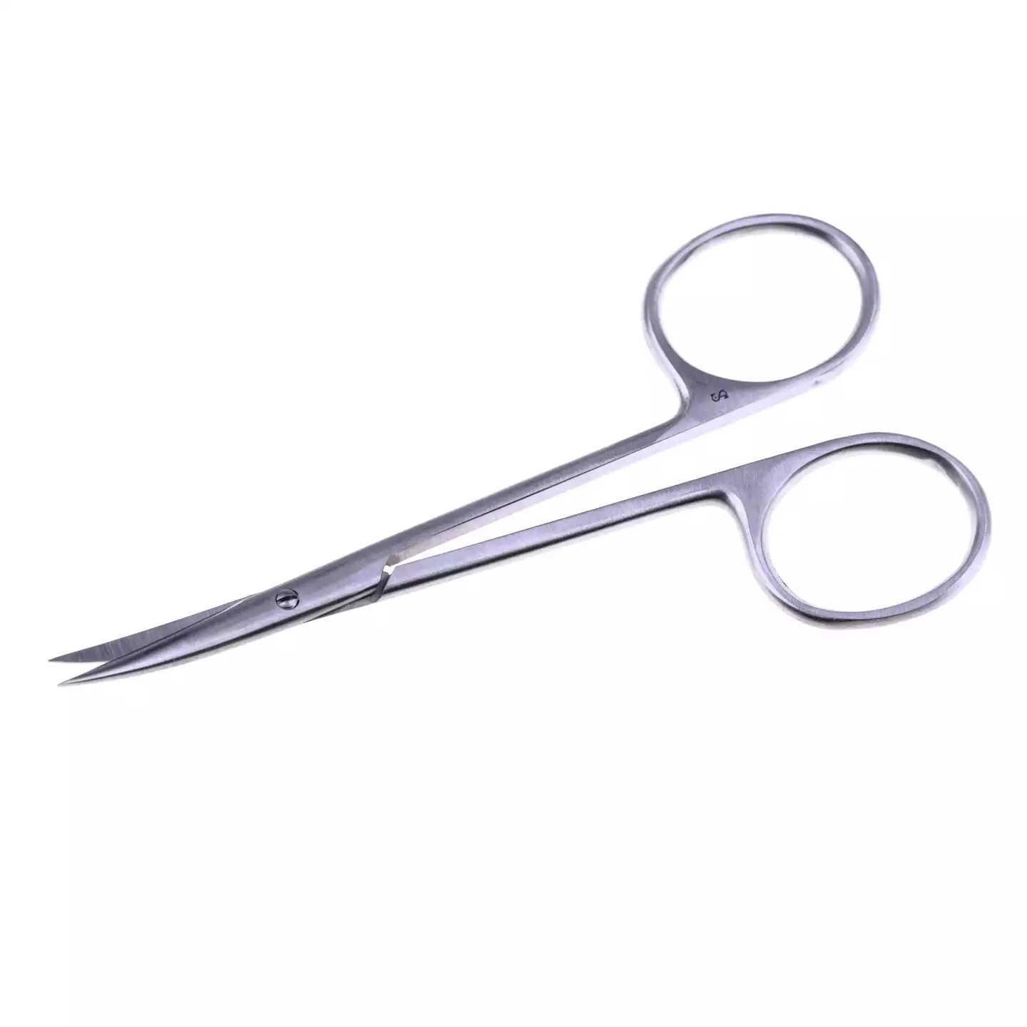 Ножницы 13-460 Iris глазные остроконечные вертикально-изогнутые, длина 113 мм, аналог Н-41