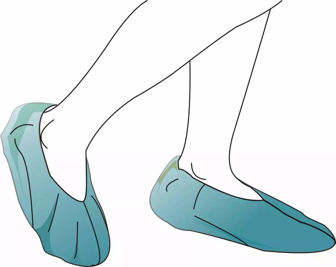 Бахилы низкие, высота 18 см, материал спанбонд 42г/м2, нестерильные, голубые