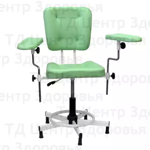 Кресло донорское MedMebel №25 с двумя подлокотниками, газлифт