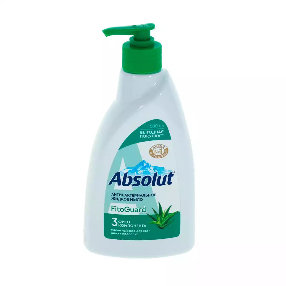 Жидкое мыло ABSOLUT FitoGuard  Алое 500мл с дозатором