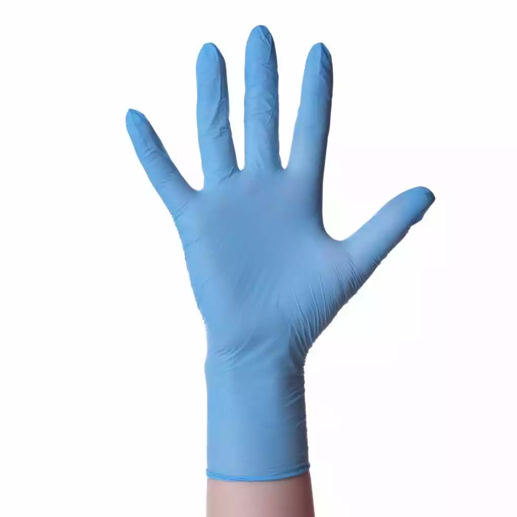 Перчатки mediOk OPTIMA, размер S, нитриловые, неопудренные, текстурированные на пальцах, цвет голубой, нестерильные, вес 6,0г/пара, упаковка 50 пар