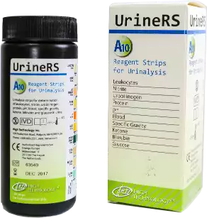 Тест-полоски UrineRS А10, упаковка 100шт