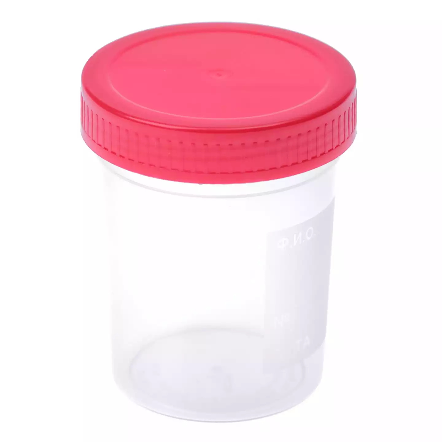 Контейнер БПАмк-100-02-ЕЛАТ, для взятия биоматериала, объем 130мл, с винтовой навинчивающейся крышкой, одноразовая, нестерильная